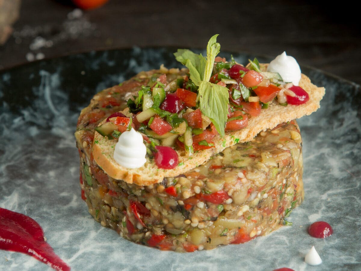 Vegan Eggplant Moroccan Salad or Zaalouk In 3 easy steps 6 Moroccan Zaalouk can be served in a variety of ways