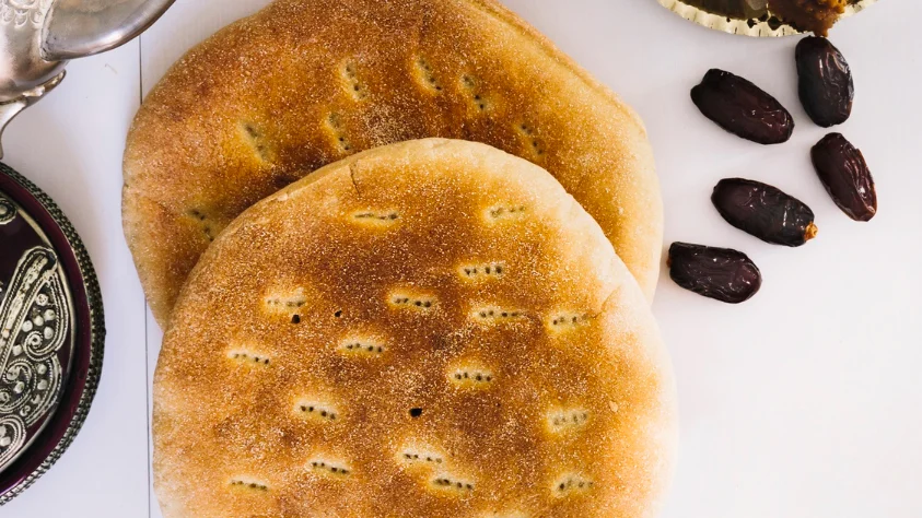 Moroccan Bread Freshly Made recipe Called Khobz 4 Authentic Moroccan Bread Recipe Called Khobz Freshly Made